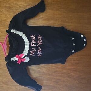 One peice romper with"My First New Year"
